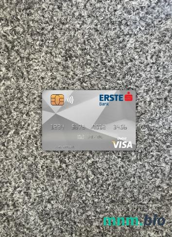 Hungary Erste bank wygląd zdjęcia karty wizowej skan PSD + zdjęcie